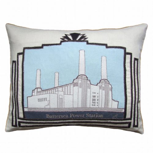 Battersea power station cushion