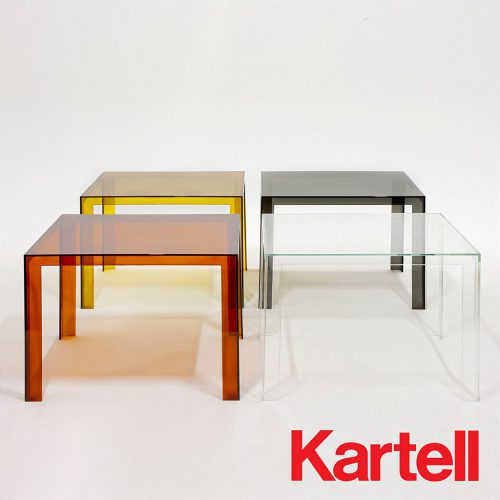 Our small kitchen tables range include the Kartell invisible dining table