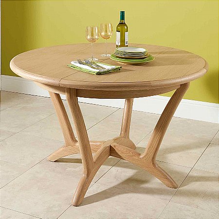 Carlson-Round-Extending-Dining-Table