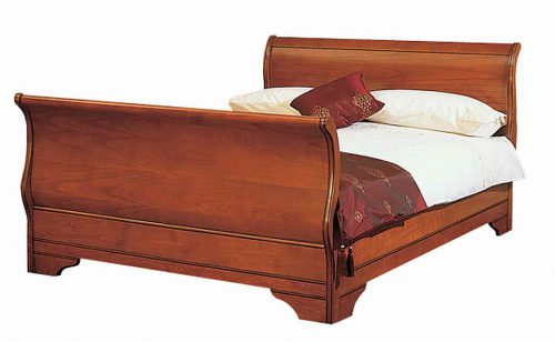 Vale Furnishers - Cork 4ft 6in Sleigh Bed