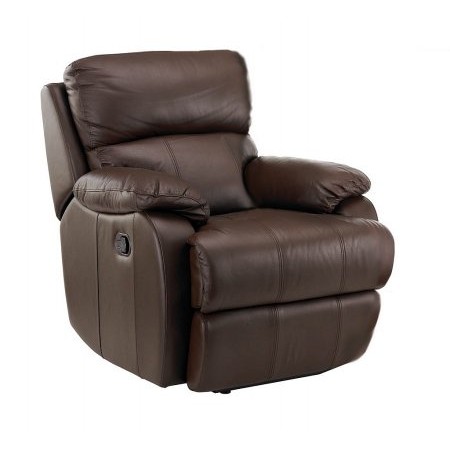 Vale Furnishers - Jake Leather Armchair Manual Recliner