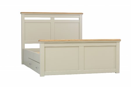 furnish small bedrooms guide-Vale Furnishers - Oliver Painted Bed Frame with Storage