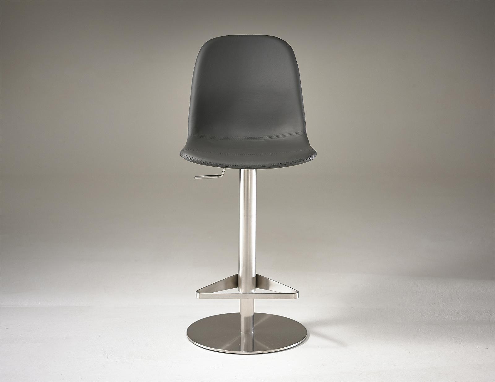 Brushed stainless sales steel bar stools