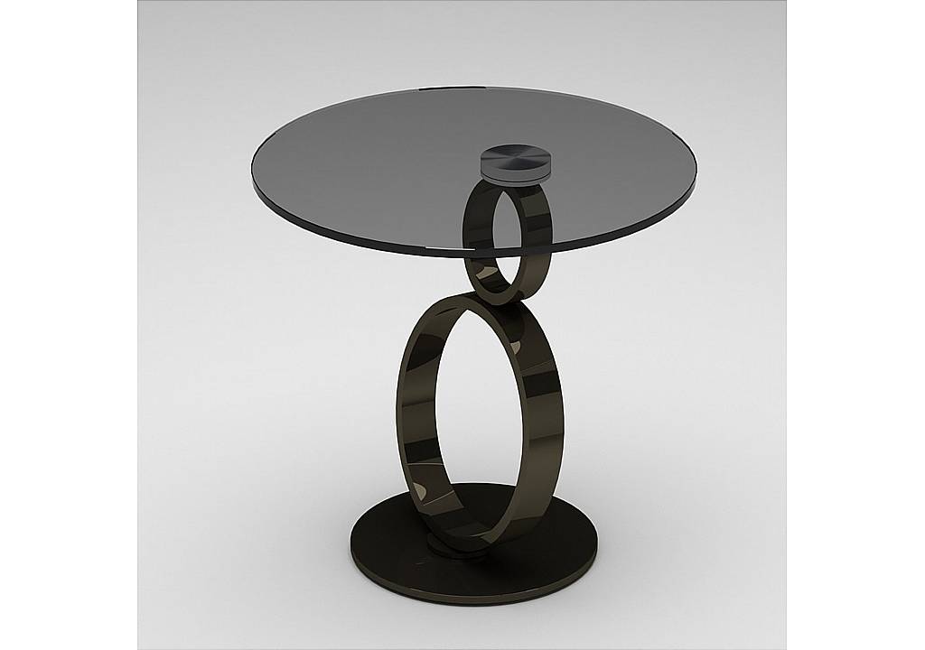 black lamp table