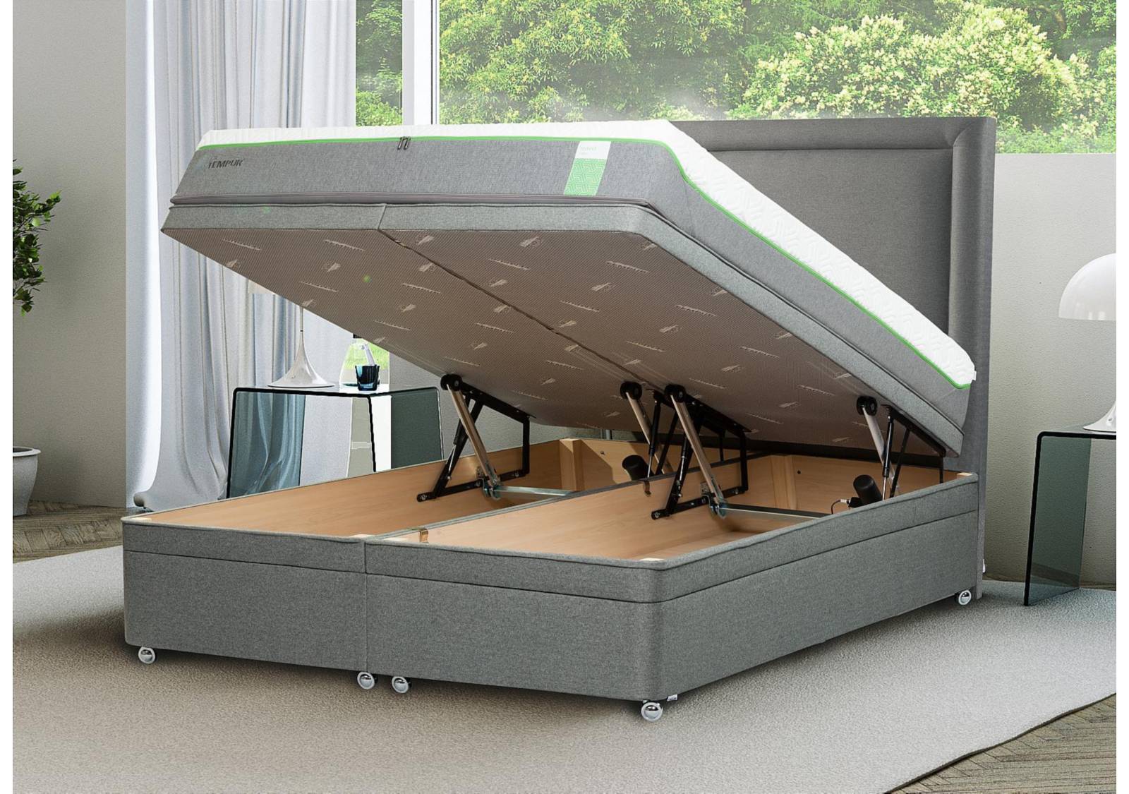 Tempur ottoman best sale bed frame