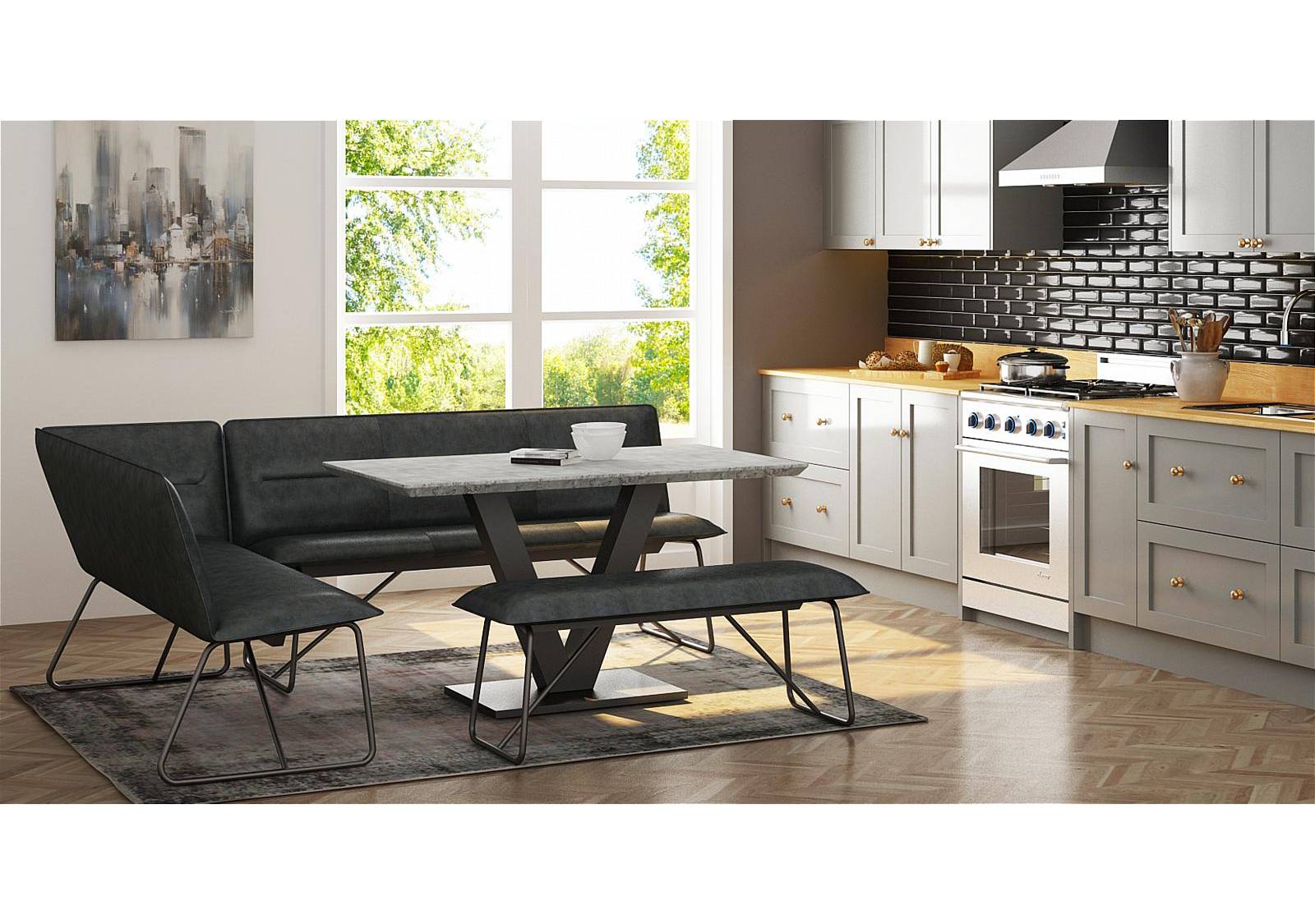 Alfredo shop dining table
